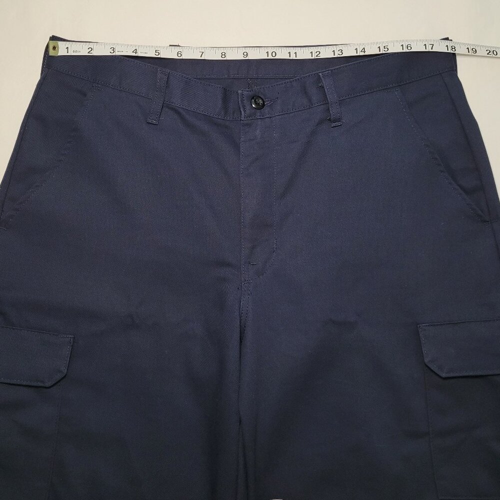 Red Kap Cargo Work Shorts Navy Blue Mens Size 36 Workwear Utility Skater - Picture 3 of 8